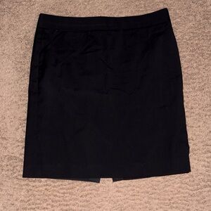 J. Crew Classic Black Pencil Skirt
